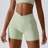 Lu justera anpassa Lu Lemon Torkning Yoga Quick Women's Hip Pocket Running Fiess Gym Övning Cross Midje Tight Sports Shorts Women 2024 Gym Jo