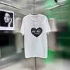 Diseñador de camisetas para mujer 2024 Primavera / Verano Nueva letra Love Miu Hot Diamond Camiseta de manga corta de algodón puro suelta y versátil, el mismo estilo para hombres y mujeres I4P4