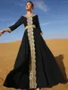 Abiti di abbigliamento etnico Pizzo Dubai Arabo Turchia Ramadan Abaya Caftano Caftano Vestido Eid Donne musulmane 2024 Abito ricamato Abaya Party