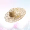 Psa odzież domowa sombrero słomiana kapelusz regulowany hawaje ogrodowe wiadro słoneczne dla małych psów szczenię