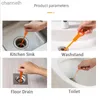 Other Household Cleaning Tools Accessories 1PC Bath Hair Sewer Filter Drain Outlet Kitchen Sink Anti Clogging Removal Tool Toilet Pipe Cleaner 240318