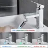 720°Kitchen LED Sensor Light Faucet Aerator Adjustable Anti-splash Filter Tap Bathroom Shower Faucet Nozzle Head Water Saving 240311