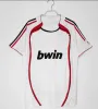 2006 2007 AC Maglia da calcio retrò kit 02 03 04 05 06 07 09 10 11 12 13 14 AC KAKA Maglia da calcio lunga MILAN IBRAHIMOVIC Maglia da calcio Top Maglia da calcio per bambini Maillots