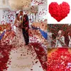 Decoratieve bloemen 7000PCS kunstmatige rozenblaadjes Kleurrijke romantische huwelijksverjaardag zijden bloem voor decoratie rozenbenodigdheden