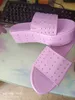 HBP icke-märkesplattform Högklackade sandaler Hotrosa med Perfection-plattformar Chunky hälen Sandaler