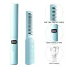 Brushes Hot Comb Hair Straightener AntiScald Cordless Hair Straightener Brush Lightweight & Mini To Carry Out USB Rechargeable Electric