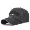 Ball Caps YORK Letter Embroidery Baseball Fashion Outdoor Sports Quick-drying Sun Hats Distressed Faded Man Women Trucker