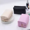 Sacs à cosmétiques en cuir PU pour femmes, fourre-tout étanche, pochette de maquillage, voyage rouge à lèvres, lavage de produits de toilette, organisateur, étui à main