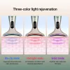 Devices Neck Face Massagers Anti Wrinkle Lifting 3 Colors LED Photon Therapy Skin Tightening Machine Reduce Double Chin Skin Care Tool