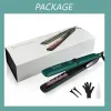 Irons Rucha Hair Straceener Steam and Infrared Ceramics Flat Iron with LCD Display for Woman's Hair Frizzy Dry Repair Damaged Irons