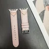 Luxury Leather Watchband Band Series 1 2 3 4 5 6 7 8 SE 38MM 40MM 41MM 45MM 42MM 49MM Designer Smart Watches Fashion Top Designer Watchband Straps Triangular buckle