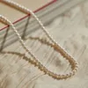 Shijia – collier classique de perles de qualité pour bébé, avec lumière ronde forte, plusieurs tailles, Extra fin, enveloppé en or 18 carats, pour femmes