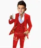 Costumes pour hommes Enfants Royal Blue Veste Vest Pantal