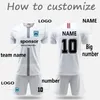 Custom Uniforms DIY Soccer shirts Adult Kid Jerseys Set Boys Football Training Suit Jersey 240320