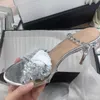 Dame Chaussures HBP Свадебная не-брендская вечеринка Stiletto Crystal Perspex Clear Luxury Shoes последние женские каблуки
