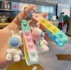 Space Rabbit regalo creativo, piccolo ciondolo per bambini, portachiavi a premio