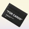 Plecak 2022 Off Marka Hip Hop White Bag Clone najwyższej jakości skórzana karta portfel Pieniądze Masowe torebki 8847405