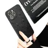 Luksusowe obudowa telefoniczna na iPhone'a 15 14 Pro Max skóra, projektant iPhone Case 14 13 12 11 Pro dla kobiet Ultra Slim odporny na wstrząsy, modne, precyzyjne wycięte okładka