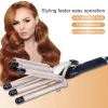 Strijkijzers vijf 5 vaten Haar Waver Tools voor alle soorten haar Crimper Krultang Keramische Crimpers Wavers Curler Wand Snelle verwarming