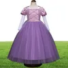 Girl039s Dresses Girls Cosplay Dress Up Halloween Tangled Fancy Princess Costume Kids Birthday Carnival Disguise Cloth9625577