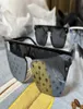 أزياء مصمم الأزياء النظارات الشمسية للرجال والمرأة خمر مربع ماتي إطار رسالة مطبوعة للألوان ألوان نظارة الترفيه 1862927