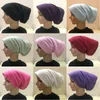 Vêtements ethniques Wearable Seasons Femmes Turban Chapeau Solide Couleur Long Tube Cap Arabe Islamique Musulman Mode Fond