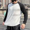 Felpe con cappuccio da uomo Felpe da palestra Felpe con cappuccio da fitness O-Collo Maschile Bodybuilding Maglie a manica lunga da corsa Felpe sportive Allenamento Pullover Abbigliamento casual 24318