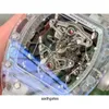 Luxury Mens Mechanical Watch Richa Millesmir Womens RM001 Skull RM56-02 MILLES TOURBILLON SWISS MOSION CRISTWATCHES