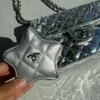 デザイナーチャンネルバッグXiaoxiangスターバッグが高い美的価値と多目的シングルショルダーバッグダイヤモンドグリッドチェーンクロスボディバッグファッショナブル2024