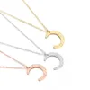 Hanger kettingen choker nekverklaring roestvrijstalen ketting vrouwen maan sierlijke chokers voor afstudeercadeau