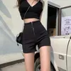 Frauen Shorts Kurze Hosen Für Frau Zu Tragen Sexy Zipper Enge Punk Hohe Taille Dünne Booty Sommer Outfits Kleidung design