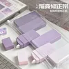 6PCSグラデーションパープル補正テープKawaii文房具かわいいホワイトアウト補正ツール補正バンド学校オフィス用品240304