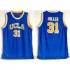 UCLA Bruins College Basketball Kevin Love Jersey 42 Reggie Miller 31 Bill Walton 32 Zach Lavine 14 Russell Westbrook 0 Lonzo Ball 2 All Sitched University NCAA