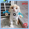 Kedi kostümleri 2pcs evcil hayvan perukları cosplay props köpek çapraz giyinme saç seti pografi komik kafa aksesuarları şaka malzemeleri