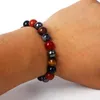 Strang Reiki Schneeflocke Obsidian Hämatit Armbänder Männer Natur Tigerauge Stein Gesundheitsschutz Für Frauen Gesundheitswesen Schmuck