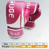 Schutzausrüstung 10-16oz Boxhandschuhe für Männer Frauen PU-Leder Muay Thai Taekwondo Free Fight MMA Training Erwachsene Kinder Übungsausrüstung yq240318