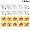 Spille 25 pz Spilla a Forma di Corona Luminosa Tiara Spilla Lampeggiante Risvolto Forniture Incandescenti Accessorio Regalo Vestire Oggetti di Scena Decor