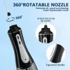 Doustne irygatory doustna irygator 350 ml zbiornik na wodę Zlew 5-trybowy przenośny spray ząb dentystyczny Cleaner USB Wodoodporny czyszczenie doustne J240318