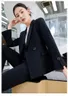 Women's Two Piece Pants Formal Uniform Designs Pantsuits Female Elegant Styles Business Work Wear Blazers Suits Professional Beauty Salon