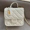 Designer Classic 22K Mini Crossbody Bag French Brand Diamond Lattice Women Fashion Chains Shoulder Bags Famous Paris CC Letter Luxury H Gucw