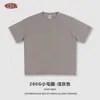 Roupas masculinas |2024 primavera/verão água lavada borda solta oversize manga curta alto estilo rua moda marca casal camiseta