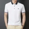 Wiosenne i jesienne sezony Starry Sky Handsome Polo Shirt, Koreańska wydanie z długim rękawem, top, top, modny biznes męski