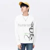 Heren Hoodies Sweatshirts Semir hoodie Herfst Nieuwe Cartoon Konijn Print Herfst Mode Ronde Hals Losse Casual Top Trui 24318