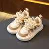 HBP Non flambant neuf chaussures de sport pour enfants garçons baskets à plate-forme de haute qualité filles bébé petites chaussures blanches