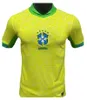 The 2024 European Championship national team football jersey for Brazil P.COUTINHO home and away men's children's set P COUTINHO T.SILVA PELE Football Shirt Uniform