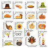 Décoration de fête 20 pièces Kit d'accessoires de Thanksgiving universel Po polyvalent pour accessoires Pobooth