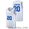 BYU Cougars College Jersey Basketball 3 Elijah Bryant 12 Eric Mika 1 Chase Fischer Tyler Haws Danny Ainge Jimmer Fredette Devin Durrant Shawn Bradley Greg Kite NCAA