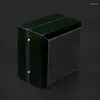 Titta på lådor Tillverkare Stock Wholesale Luxury Green Wood Packaging Box Storage Display Piano Lacquer Gift Anpassad