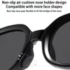 Sunglasses 180 Degree Opening Stylish Unisex With Sunlight Block Colored Lens Eye Protection For Hop