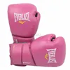 Skyddsutrustning ny design vuxen dam / män boxning handskar läder mma muay thai boxer de luva mitts sanda utrustning 10 12 14 16 oz boks yq240318